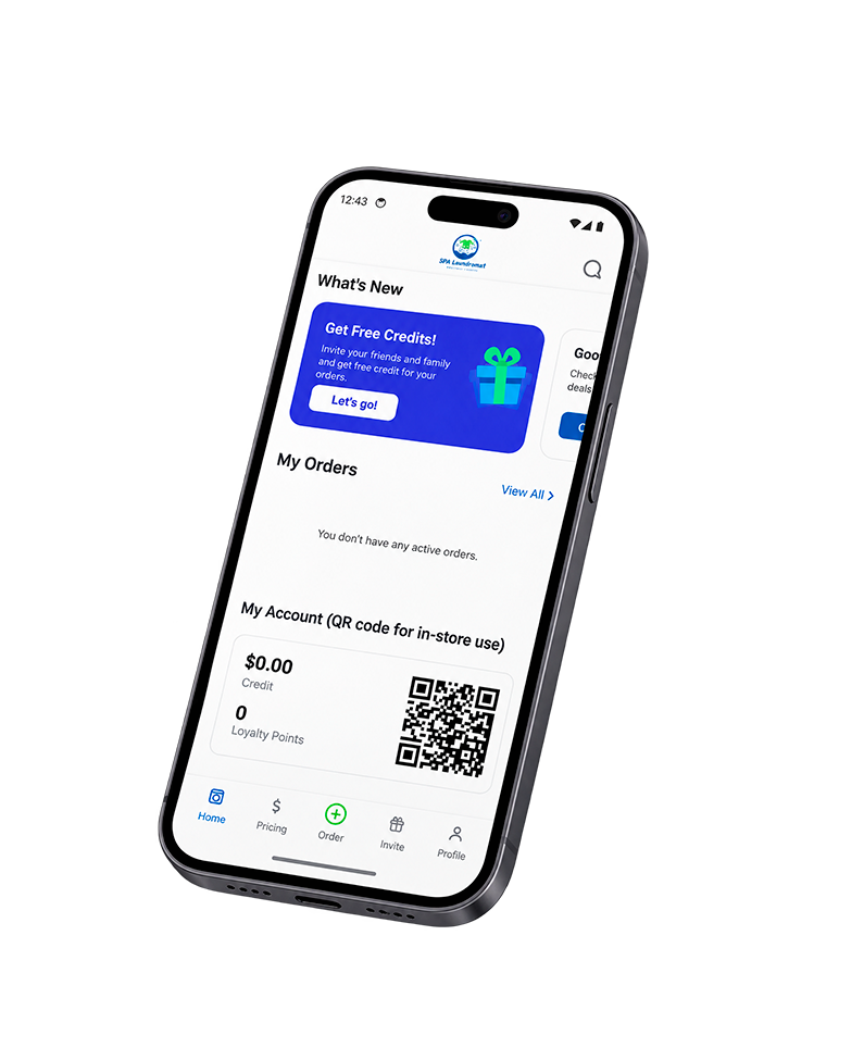 SPA Laundromat App